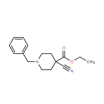 CAS   123730-67-6    1-BENZYL-4-CYANO-4-PIPERIDINECARBOXYLIC ACID ETHYL ESTER