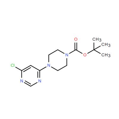 CAS    203519-88-4   4-(6-Chloro-pyrimidin-4-yl)-piperazine-1-carboxylic acid tert-butyl ester
