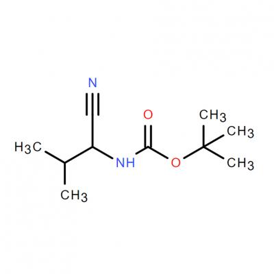CAS     130457-35-1    Carbamic acid, (1-cyano-2-methylpropyl)-, 1,1-dimethylethyl ester (9CI)