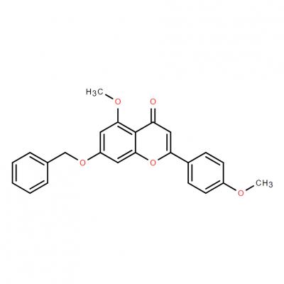 CAS    111922-60-2     4H-1-Benzopyran-4-one, 5-methoxy-2-(4-methoxyphenyl)-7-(phenylmethoxy)-