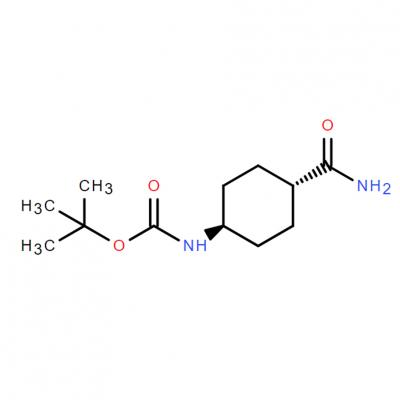 CAS    643067-91-8    (4-Carbamoyl-cyclohexyl)-carbamic acid tert-butyl ester