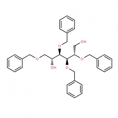 CAS   14233-48-8    1,3,4,5-Tetra-O-benzyl-D-glucitol