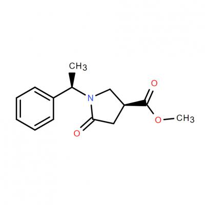 CAS   99724-15-9      Methyl (3R)-5-oxo-1-[(1S)-1-phenylethyl]pyrrolidine-3-carboxylate