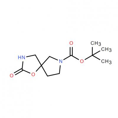 CAS    1642899-83-9     tert-butyl 2-oxo-1-oxa-3,7-diazaspiro[4.4]nonane-7-carboxylate