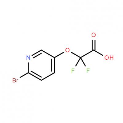 CAS   2708278-54-8    Acetic acid, 2-[(6-bromo-3-pyridinyl)oxy]-2,2-difluoro-