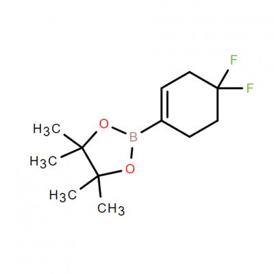 CAS  1227068-84-9     2-(4,4-Difluorocyclohex-1-en-1-yl)-4,4,5,5-tetraMethyl-1,3,2-dioxaborolane