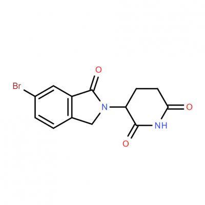 CAS   2304513-76-4   3-(6-bromo-1-oxoisoindolin-2-yl)piperidine-2,6-dione
