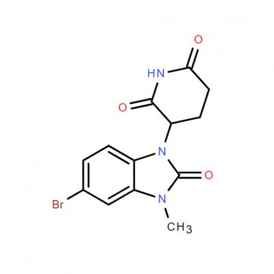 CAS    2300099-98-1    3-(5-Bromo-3-methyl-2-oxo-2,3-dihydro-1H-benzo[d]imidazol-1-yl)piperidine-2,6-dione