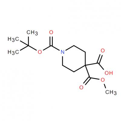 CAS     1005738-45-3      Piperidine-1,4,4-tricarboxylic acid 1-tert-butyl ester 4-Methyl ester