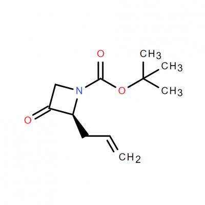 CAS   1983184-73-1     1-Azetidinecarboxylic acid, 3-oxo-2-(2-propen-1-yl)-, 1,1-dimethylethyl ester, (2S)-