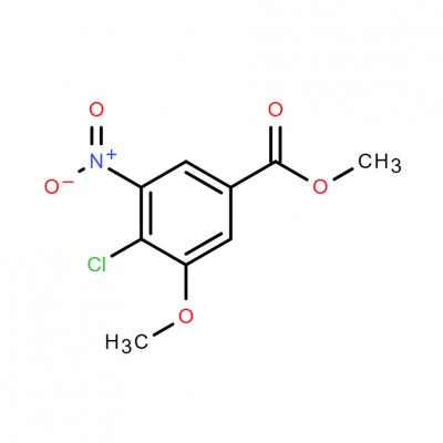CAS  63603-09-8     Methyl 4-chloro-3-methoxy-5-nitrobenzenecarboxylate