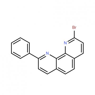 CAS    2042493-16-1   1,10-Phenanthroline, 2-(4-bromo-1- naphthalenyl)-9-phenyl-
