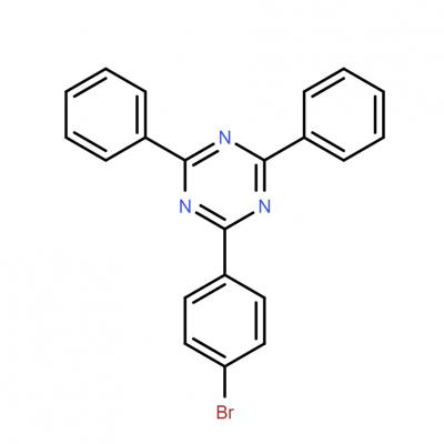 CAS     23449-08-3     2-(4-bromophenyl)-4,6-diphenyl-1,3,5-triazine