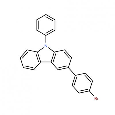 CAS   1028647-93-9  	3-(4-bromophenyl)-N-phenylcarbazole