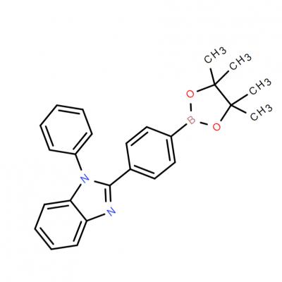 CAS     1146340-38-6     1 -phenyl-2-(4-(4,4,5,5-tetramethyl- 1 ,3,2-dioxaborolan-2-yl)phenyl)-1H-benzo[d]imidazole