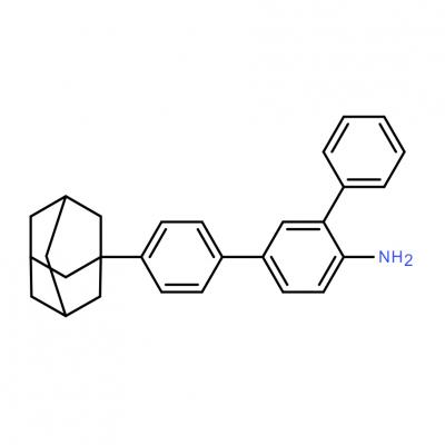 CAS     2086312-08-3     [1,1':3',1''-Terphenyl]-4'-amine, 4-tricyclo[3.3.1.13,7]dec-1-yl-