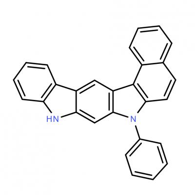 CAS    1800022-02-9     Benz[g]indolo[2,3-b]carbazole, 7,9-dihydro-7-phenyl