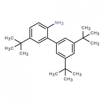 CAS    2262575-19-7	[1,1'-Biphenyl]-2-amine, 3',5,5'-tris(1,1-dimethylethyl)-