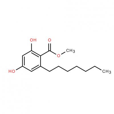 CAS      6121-77-3    Methyl 2-heptyl-4,6-dihydroxybenzoate