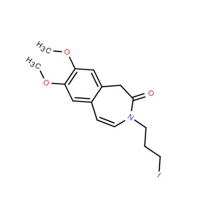 CAS          148870-57-9        7,8-Dimethoxy-3-(3-iodopropyl)-1,3-dihydro-2H-3-benzazepin-2-one