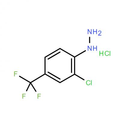 CAS        1029649-46-4     2-CHLORO-4-(TRIFLUOROMETHYL)PHENYLHYDRAZINE HYDROCHLORIDE