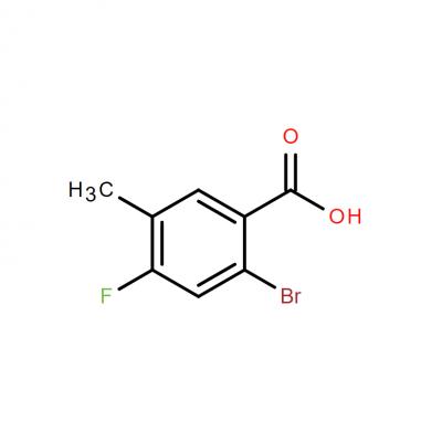 CAS        1003709-39-4       2-BROMO-4-FLUORO-5-METHYLBENZOIC ACID
