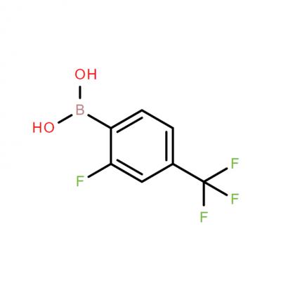 CAS       503309-11-3      2-FLUORO-4-(TRIFLUOROMETHYL)PHENYLBORONIC ACID