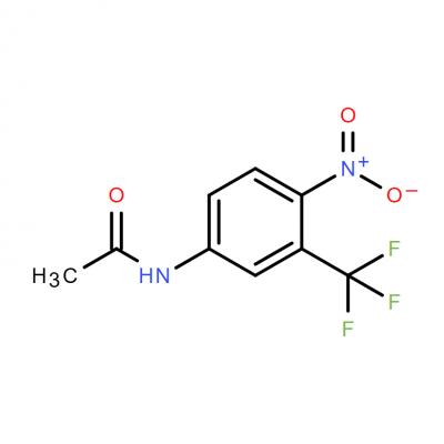 CAS         393-12-4     4'-NITRO-3'-(TRIFLUOROMETHYL)ACETANILIDE