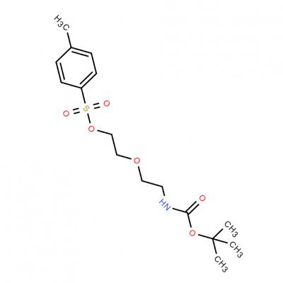 CAS   192132-77-7    2-(2-((tert-Butoxycarbonyl)amino)ethoxy)-ethyl 4-methylbenzenesulfonate