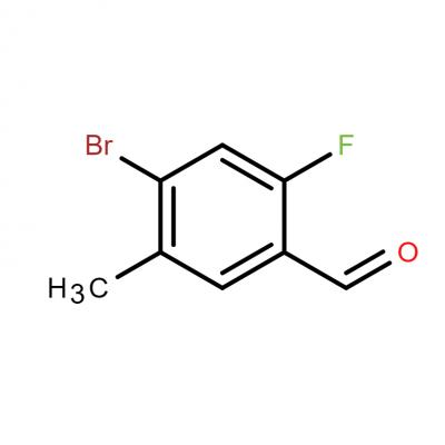 CAS          916792-23-9      	4-BROMO-2-FLUORO-5-METHYLBENZALDEHYDE