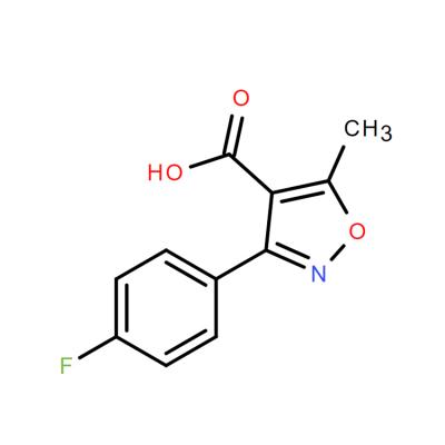 CAS     1736-21-6         3-(4-FLUOROPHENYL)-5-METHYL-4-ISOXAZOLECARBOXYLIC ACID