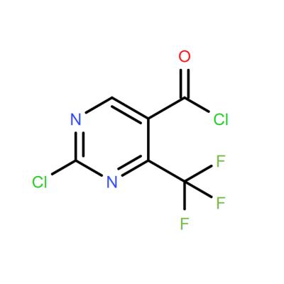 CAS      154934-99-3        2-CHLORO-4-(TRIFLUOROMETHYL)PYRIMIDINE-5-CARBONYL CHLORIDE