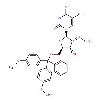 CAS   115173-73-4     5'-O-(DIMETHOXYTRITYL)-2'-O-METHYL-5-METHYLURIDINE