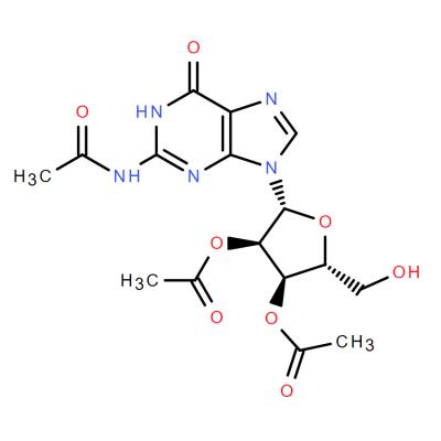 CAS   65360-02-3    Guanosine, N-acetyl-, 2',3'-diacetate