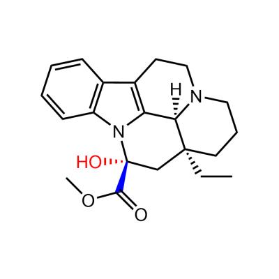 CAS   6835-99-0     methyl (3alpha,14alpha,16alpha)-14,15-dihydro-14-hydroxyeburnamenine-14-carboxylate