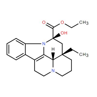 CAS   77549-92-9     ethyl (41S,12R,13aS)-13a-ethyl-12-hydroxy-2,3,41,5,6,12,13,13a-octahydro-1H-indolo[3,2,1-de]pyrido[3,2,1-ij][1,5]naphthyridine-12-carboxylate