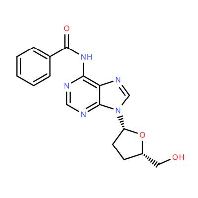 CAS    77244-86-1     N6-Benzoyl-2',3'-dideoxyadenosine