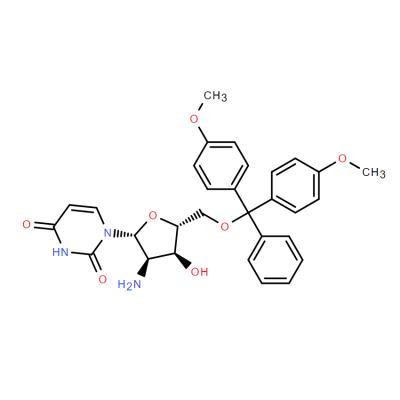 CAS    174221-86-4     2'-Amino-2'-deoxy-5'-O-(4,4'-dimethoxytrityl)uridine