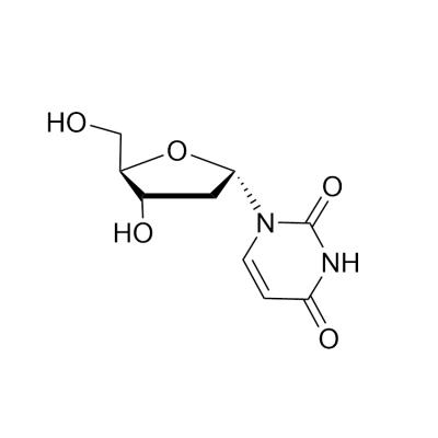 CAS    4449-42-7     2,4(1H,3H)-Pyrimidinedione, 1-(2-deoxy-α-D-erythro-pentofuranosyl)-