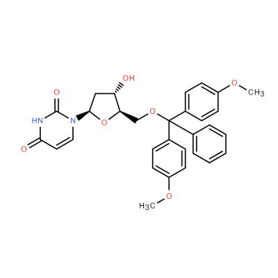 CAS   23669-79-6     5'-O-(4,4'-Dimethoxytrityl)-2'-deoxyuridine