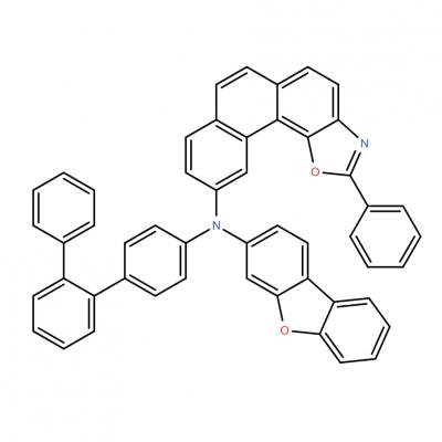 CAS    2883002-75-1       N-([1,1':2',1''-terphenyl]-4-yl)-N-(dibenzo[b,d]furan-1-yl)-2-phenylphenanthro[3,4-d]oxazol-10-amine