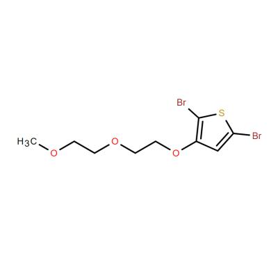 CAS     530116-59-7     2,5-Dibromo-3-(2-(2-methoxyethoxy)ethoxy)thiophene