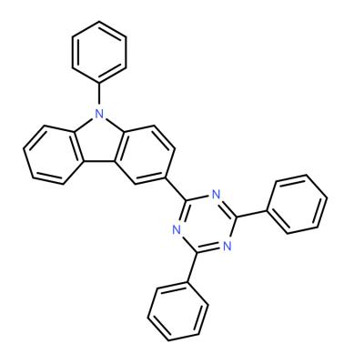 CAS    1313391-57-9     3-(4,6-Diphenyl-1,3,5-triazin-2-yl)-9-phenyl-9H-carbazole