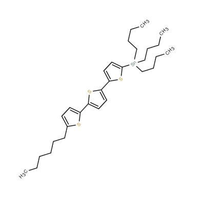CAS    211737-41-6   IN1501, Tributyl(5''-hexyl-[2,2':5',2''-terthiophen]-5-yl)stannane