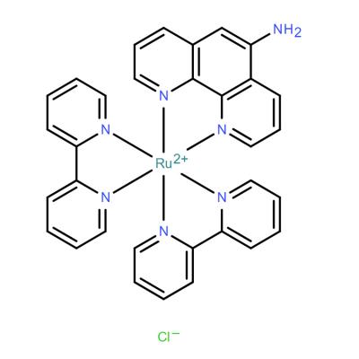 CAS   932030-51-8   	Bis(2,2’- bipyridyl)(5-amino-1,10-phenanthroline)ruthenium(II)dichloride