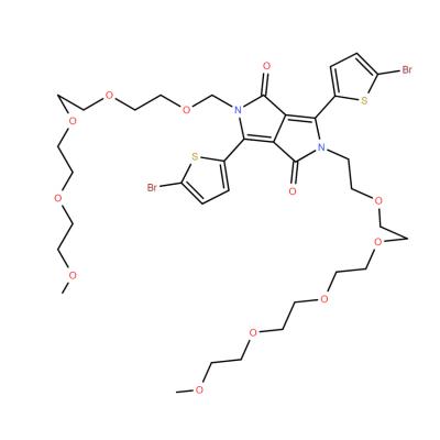 CAS    2891848-83-0      4,9-Dibromo-2,7-di(2,5,8,11,14,17,20-heptaoxadocosan-22-yl)benzo[lmn][3,8]phenanthroline-1,3,6,8(2H,7H)-tetraone