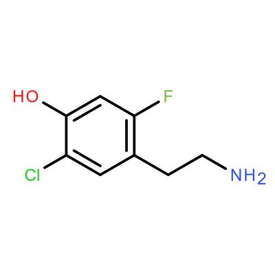 CAS    1523725-72-5     4-(2-Aminoethyl)-2-chloro-5-fluorophenol