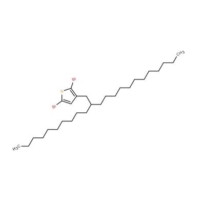 CAS   2252295-61-5   Thiophene, 2,5-dibromo-3-(2-decyltetradecyl)-
