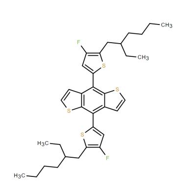 CAS   1514905-24-8   4,8-Bis[5-(2-ethylhexyl)-4-fluoro-2-thienyl]benzo[1,2-b:4,5-b']dithiophene