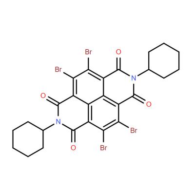 CAS    2454552-14-6    	Benzo[lmn][3,8]phenanthroline-1,3,6,8(2H,7H)-tetrone, 4,5,9,10-tetrabromo-2,7-dicyclohexyl-